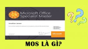 chứng chỉ tin học Mos là gì