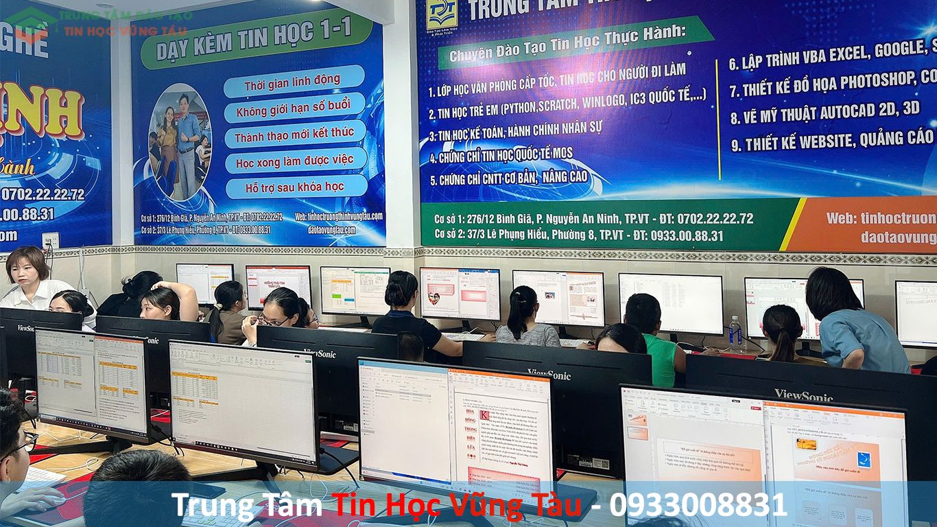 KHÓA HỌC MICROSOFT WORD 2021 CƠ BẢN 5 Trung tâm dạy word cơ bản vũng tàu