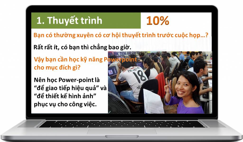 Học powerpoint nâng cao tại vũng tàu