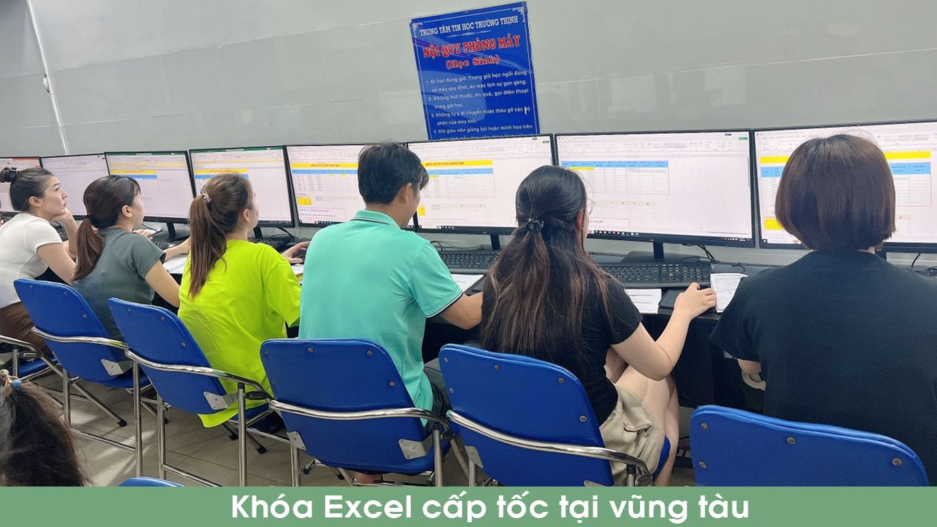 KHÓA HỌC EXCEL CĂN BẢN 13 Khóa học excel cấp tốc tại vũng tàu