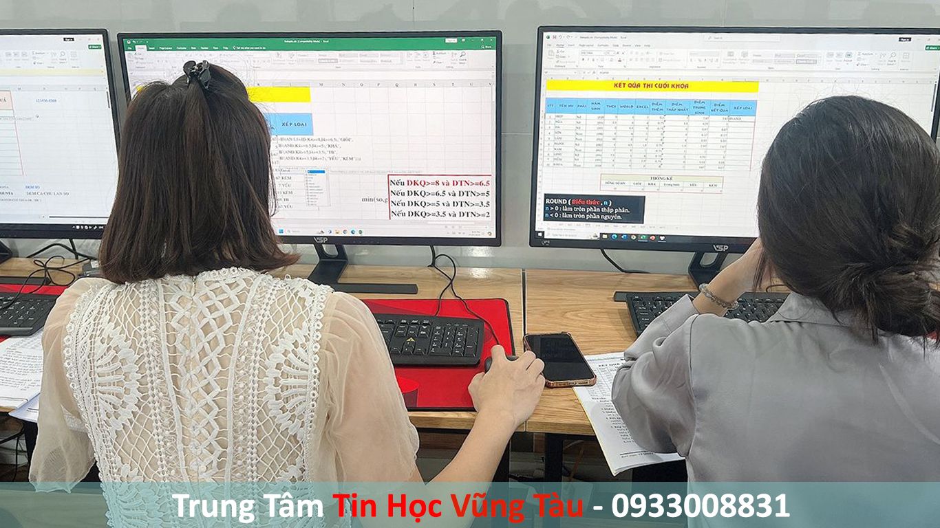 KHÓA HỌC EXCEL CĂN BẢN 6 Khóa học excel cấp tốc vũng tàu