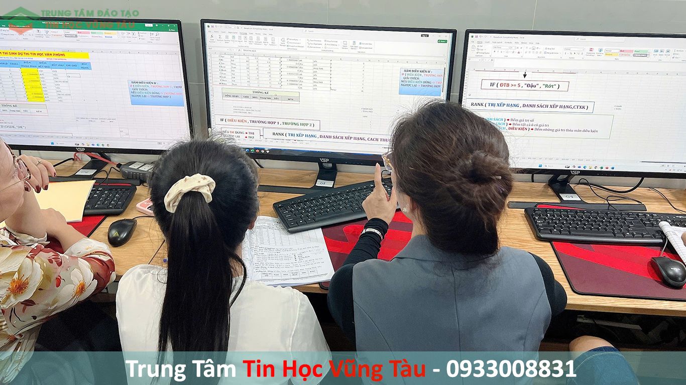 KHÓA HỌC EXCEL NÂNG CAO 5 khóa học excel nâng cao tại vũng tàu