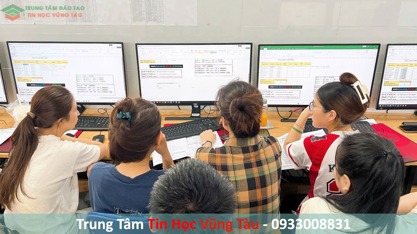 KHÓA HỌC EXCEL CĂN BẢN 10 Khóa học excel vũng tàu