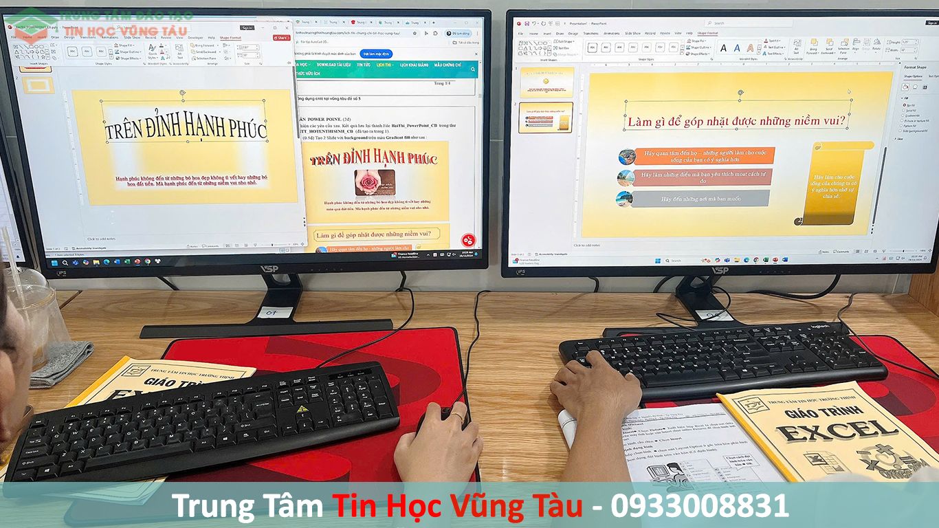 KHÓA HỌC POWERPOINT NÂNG CAO VŨNG TÀU 10 Khóa học powerpoint nâng cao ở vũng tàu