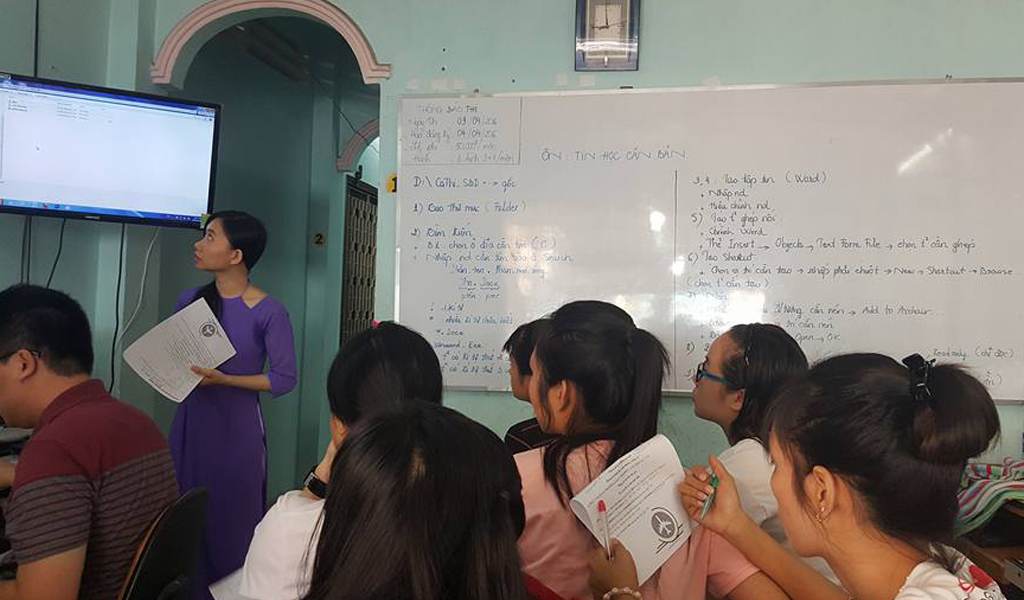 Khóa tin học văn phòng tại vũng tàu cho người mới bắt đầu