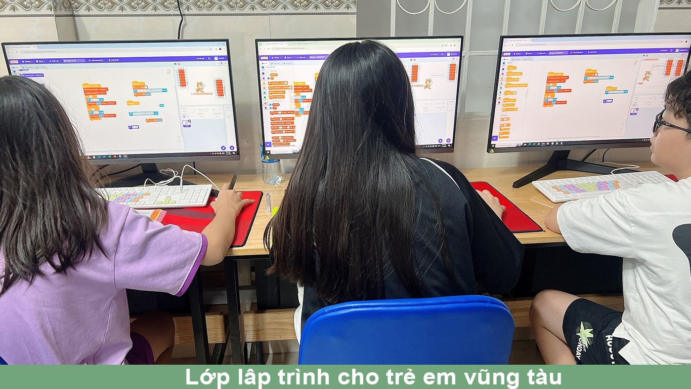 KHÓA HỌC TIN HỌC VĂN PHONG DÀNH CHO TRẺ EM 6 Lớp lập trình cho trẻ em vũng tàu