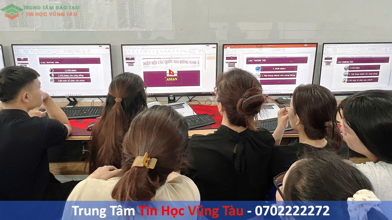 KHÓA HỌC POWERPOINT NÂNG CAO VŨNG TÀU 7 Trung tâm đào tạo powerpoint nâng cao vũng tàu