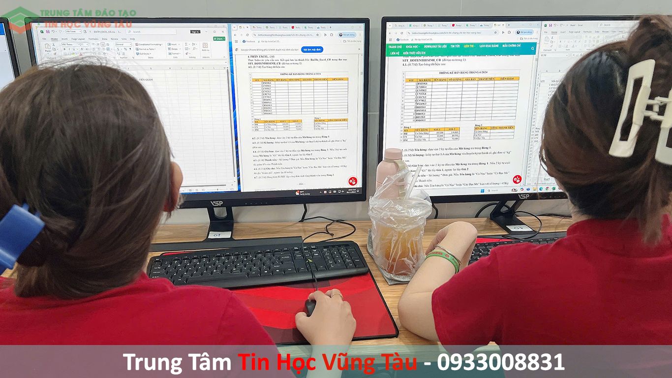 KHÓA HỌC EXCEL NÂNG CAO 11 Trung tâm dạy excel nâng cao cấp tốc vũng tàu