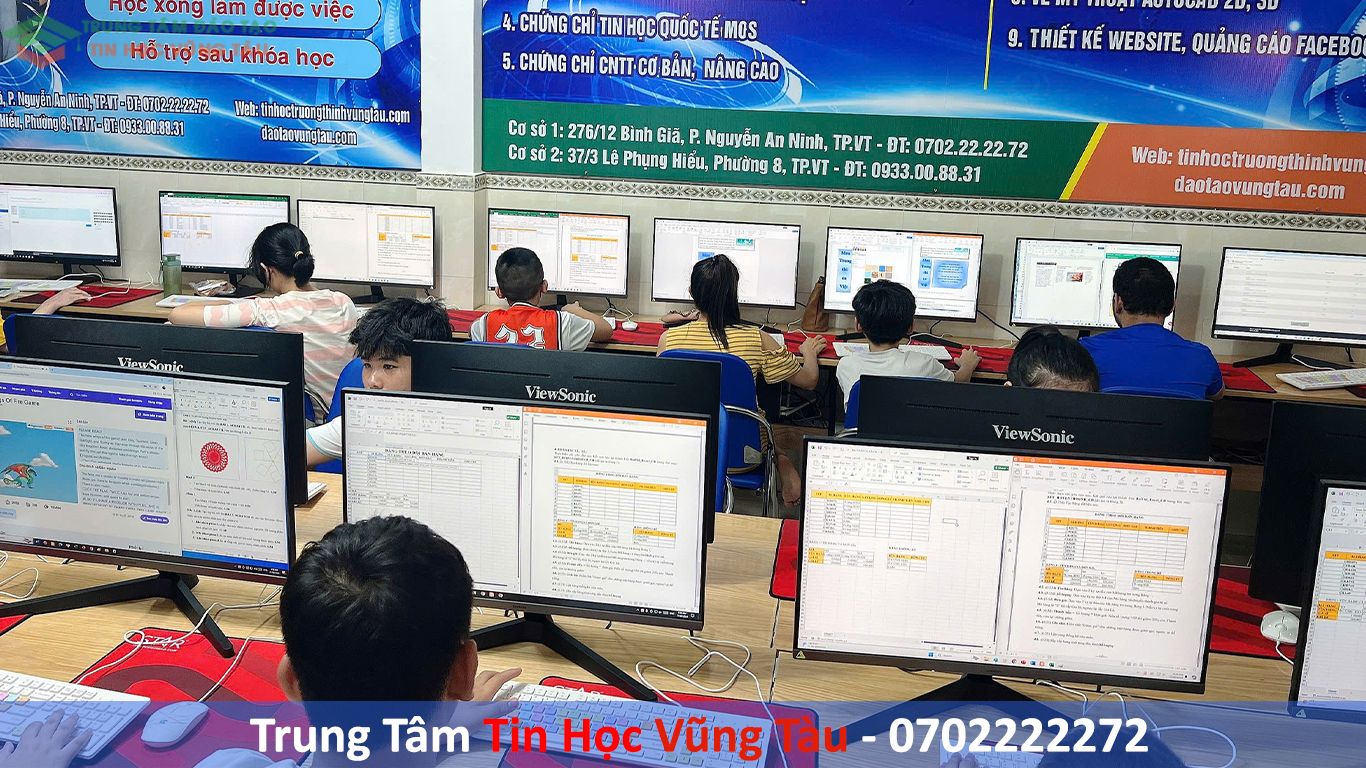 KHÓA HỌC TIN HỌC VĂN PHONG DÀNH CHO TRẺ EM 12 Trung tâm dạy tin học cho trẻ em vũng tàu