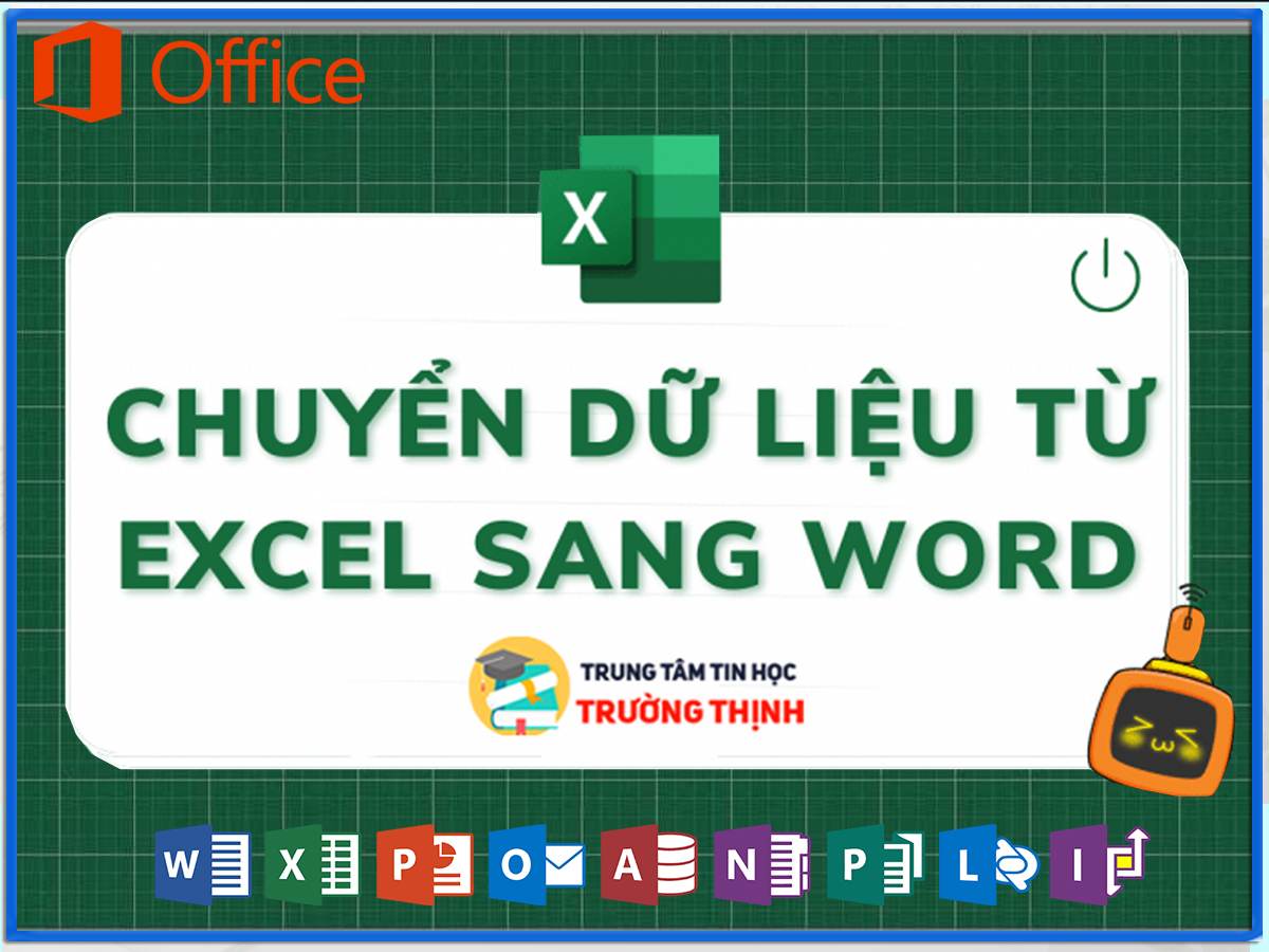 Chuy n d li u t excel sang word v n gi nguy n nh d ng