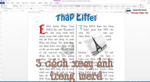 3 Cách xoay ảnh trong word
