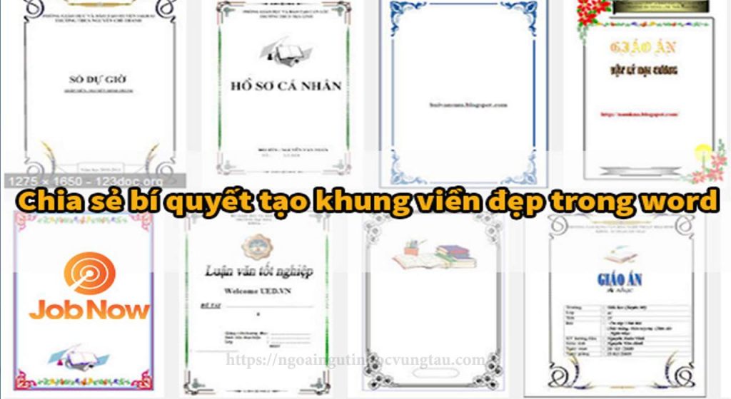 CÁCH KẺ KHUNG VIỀN CHO VĂN BẢN TRONG WORD 1 Cách kẻ khung viền cho văn bản trong word