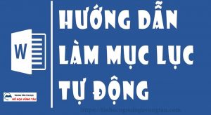 Cách tạo mục lục trong word bằng heading