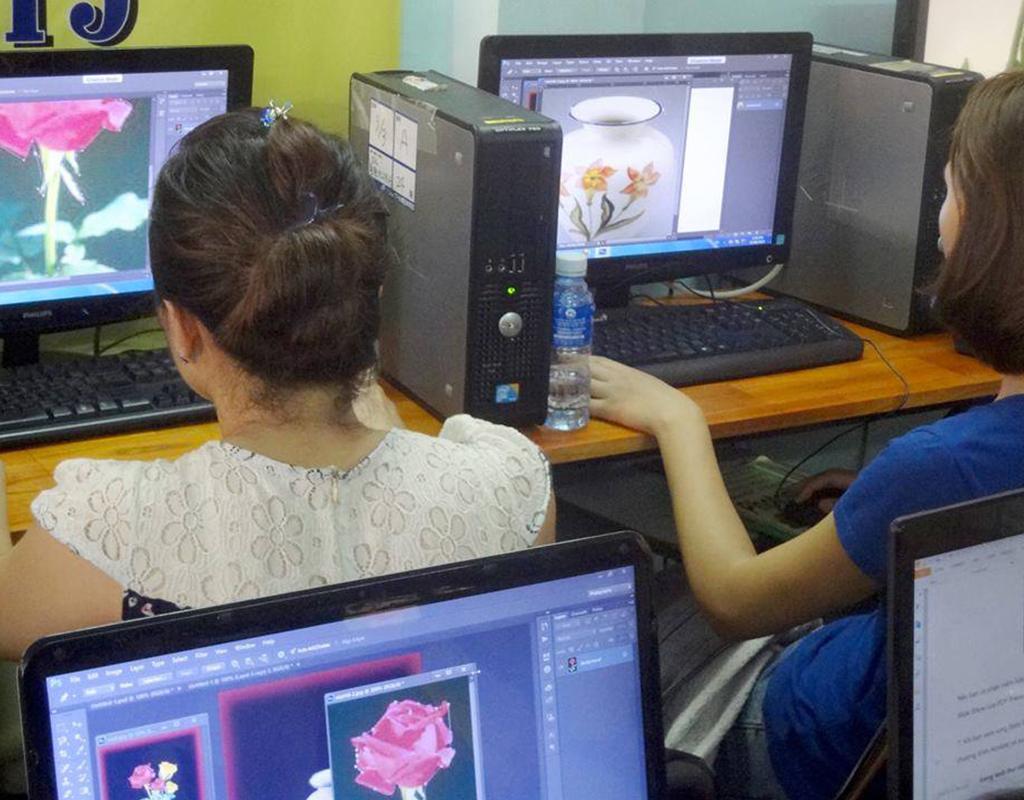 Học thực hành photoshop tại tin học đồ họa vũng tàu