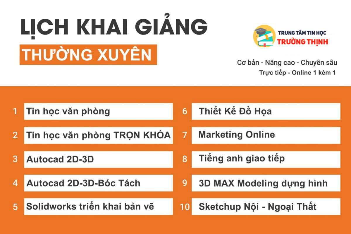 Nếu bạn đang muốn tìm kiếm một khóa học tin học chất lượng cao, hãy khám phá Đào tạo tin học Vũng Tàu! Chúng tôi cam kết cung cấp cho bạn những kiến thức mới nhất và các giải pháp hiệu quả cho vấn đề máy tính của bạn. Hãy xem hình ảnh để biết thêm chi tiết về khóa học của chúng tôi nhé!