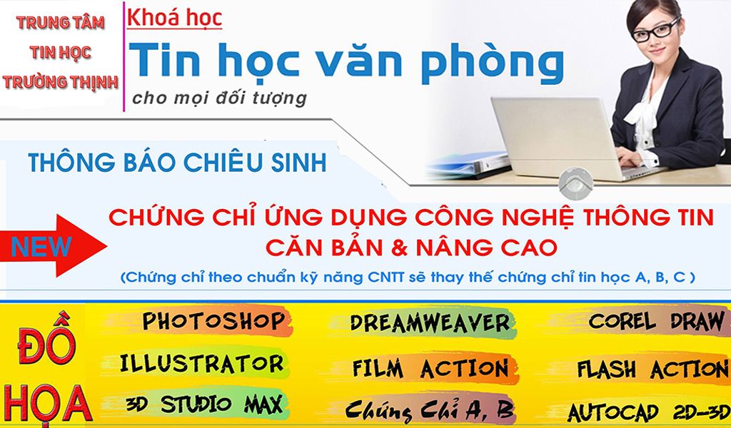 Khai giảng hàng tuần khóa học tại trung tâm tin học văn phòng vũng tàu