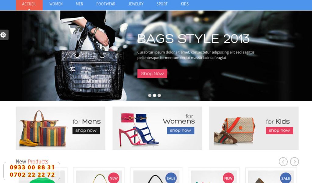 Học thiết kế website tại vũng tàu mẫu web bán hàng thời trang