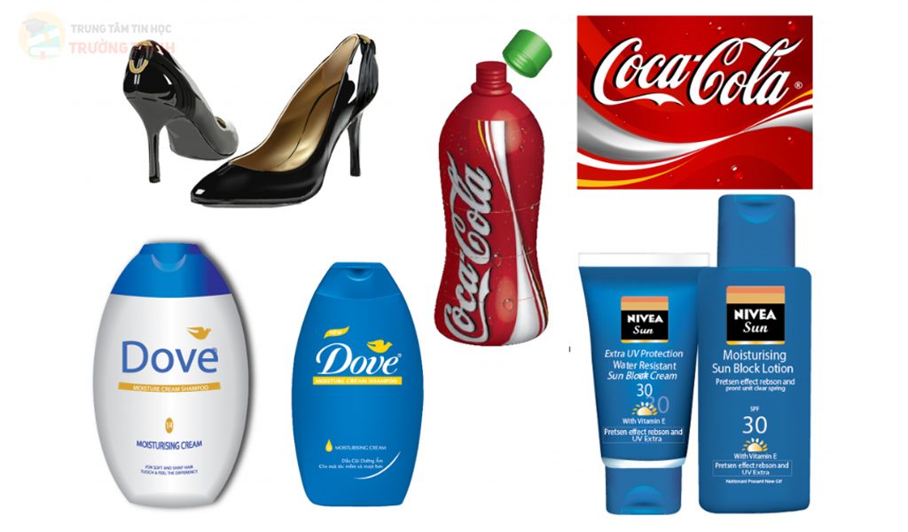 Khóa học corel tại vũng tàu bài tập vẻ sản phẩm