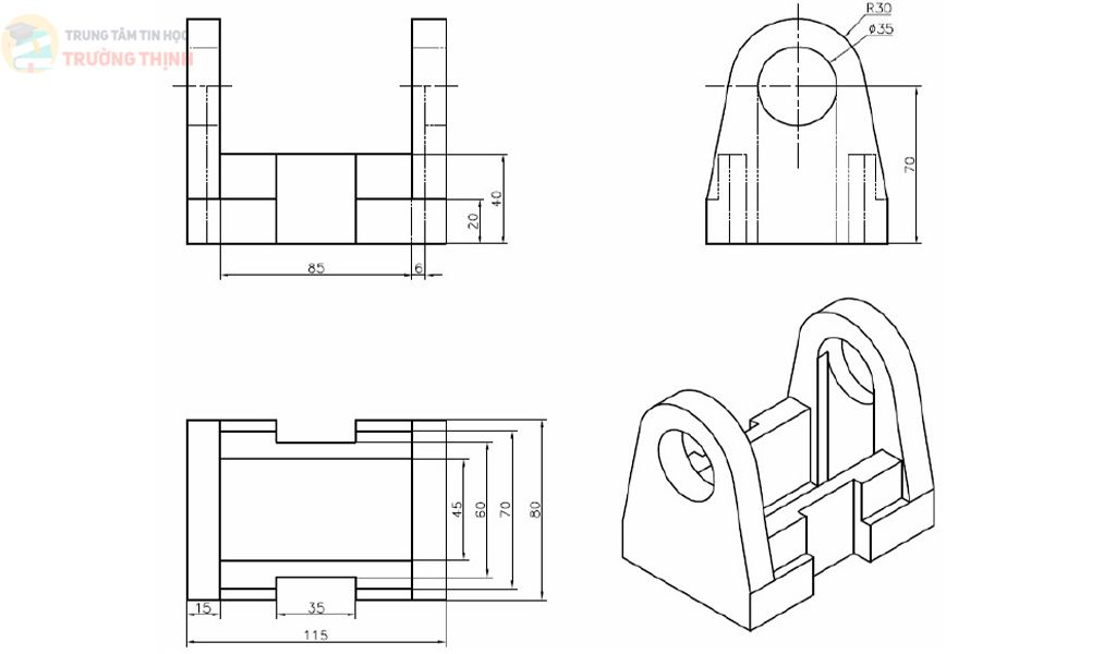 AutoCad 3D & Sketchup 15 Học autocad 3d tại vũng tàu 13