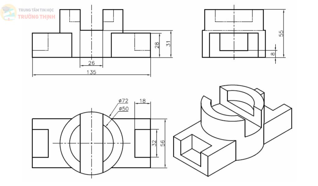 AutoCad 3D & Sketchup 16 Học autocad 3d tại vũng tàu 14