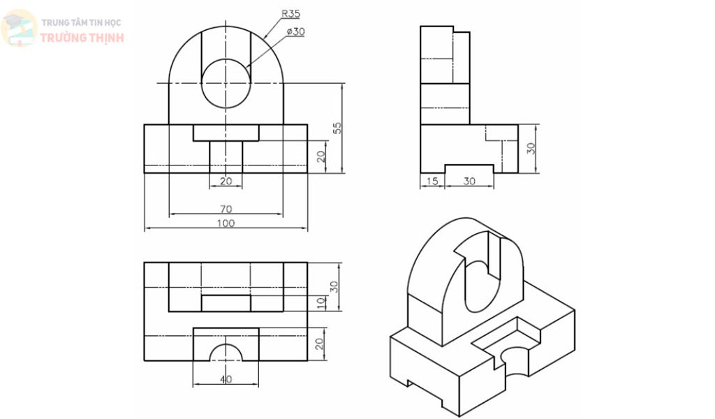 AutoCad 3D & Sketchup 17 Học autocad 3d tại vũng tàu 15