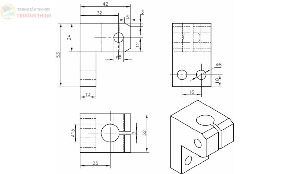 AutoCad 3D & Sketchup 6 Học autocad 3d tại vũng tàu 4