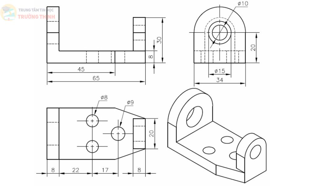 AutoCad 3D & Sketchup 9 Học autocad 3d tại vũng tàu 7