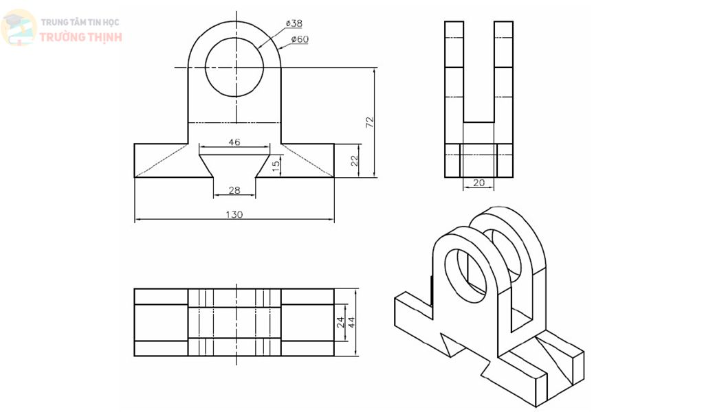 AutoCad 3D & Sketchup 11 Học autocad 3d tại vũng tàu 8-1