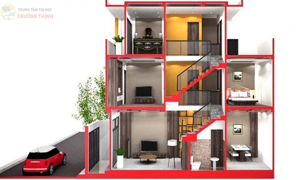 Học thiết kế nội thất sketchup tại vũng tàu