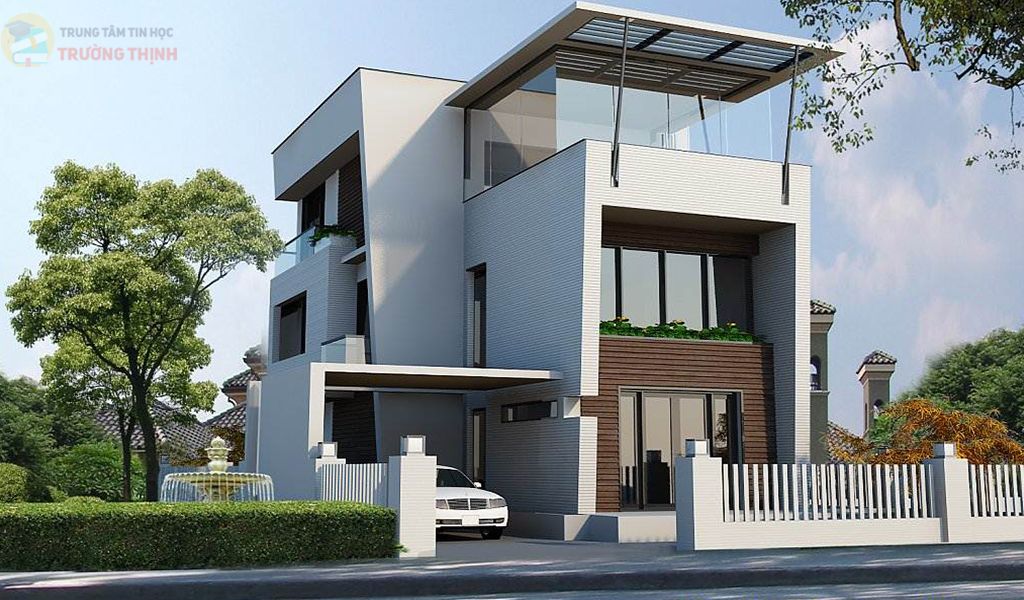 Thiết kế SketchUp 2 Trung tâm đào tạo sketchup ở vũng tàu