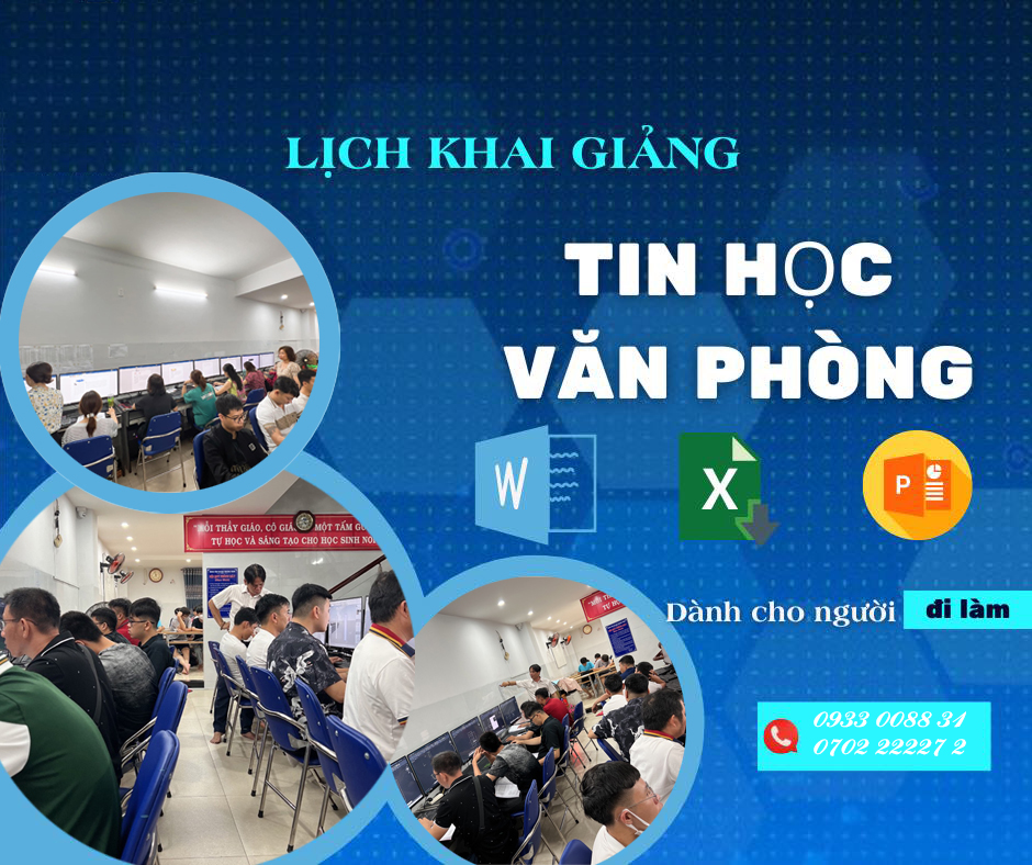 Lịch Thi 12 Đào tạo tin học văn phòng vũng tàu