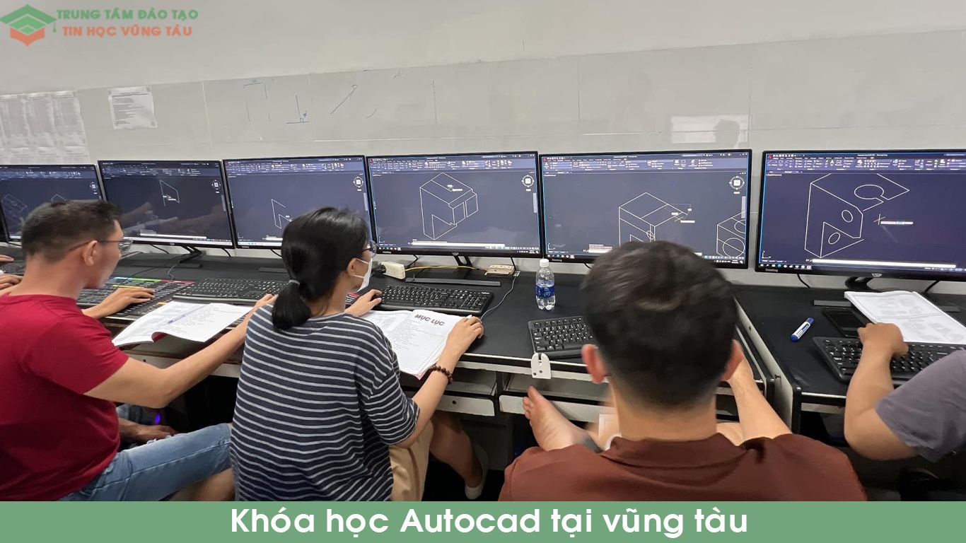 Autocad 2D - Autocad 3D 3 Lớp học autocad vũng tàu