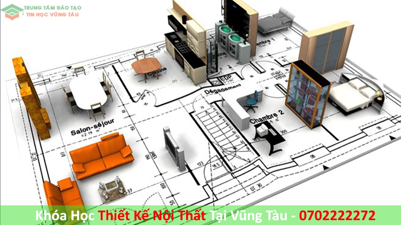 Khóa Học Thiết Kế Nội Thất Tại Vũng Tàu Cam Kết Chất Lượng 7 Học thiết kế nội thất trung tâm tin học trường thịnh Vũng Tàu