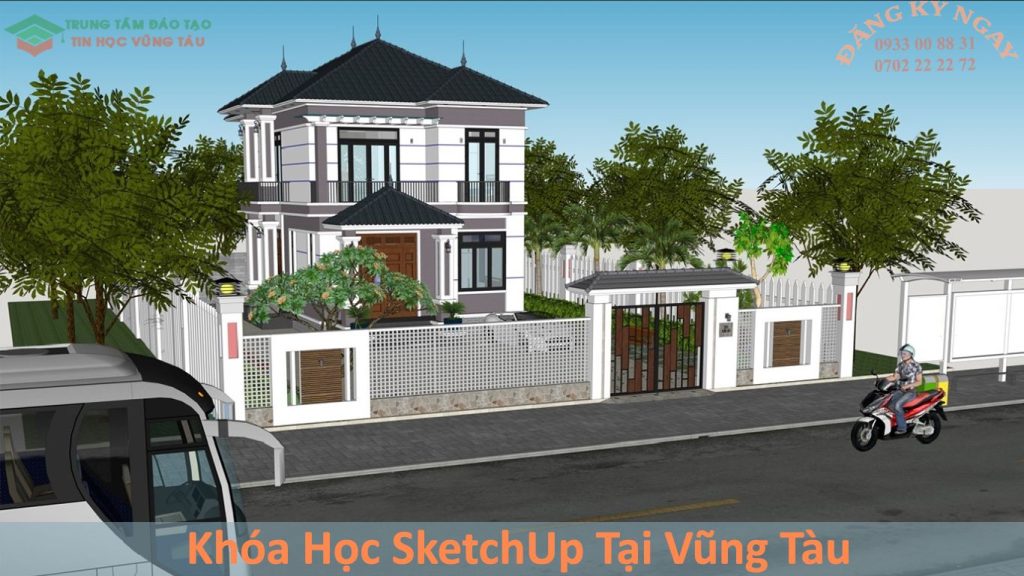 Khóa học sketchup tại vũng tàu