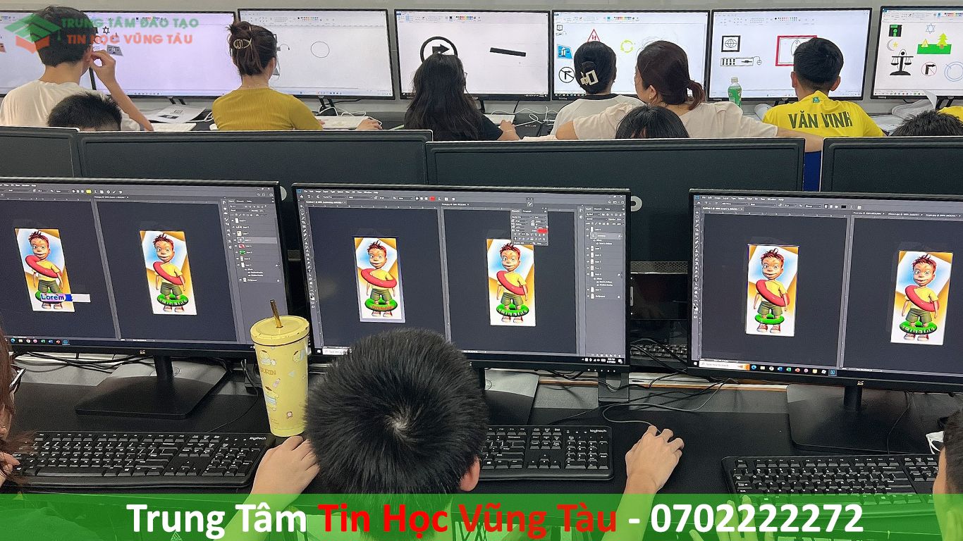 Adobe Photoshop 7 Học photoshop cơ bản vũng tàu