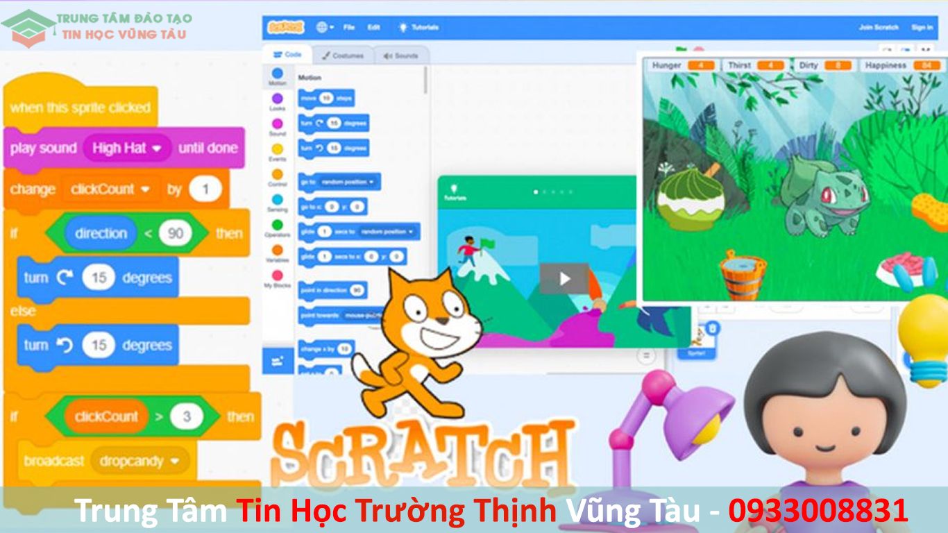 Lập Trình Cho Trẻ Em 15 Khóa học lập trình scratch cơ bản vũng tàu