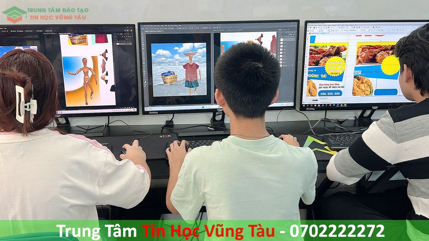 Adobe Photoshop 11 Học thiết kế photoshop cơ bản vũng tàu