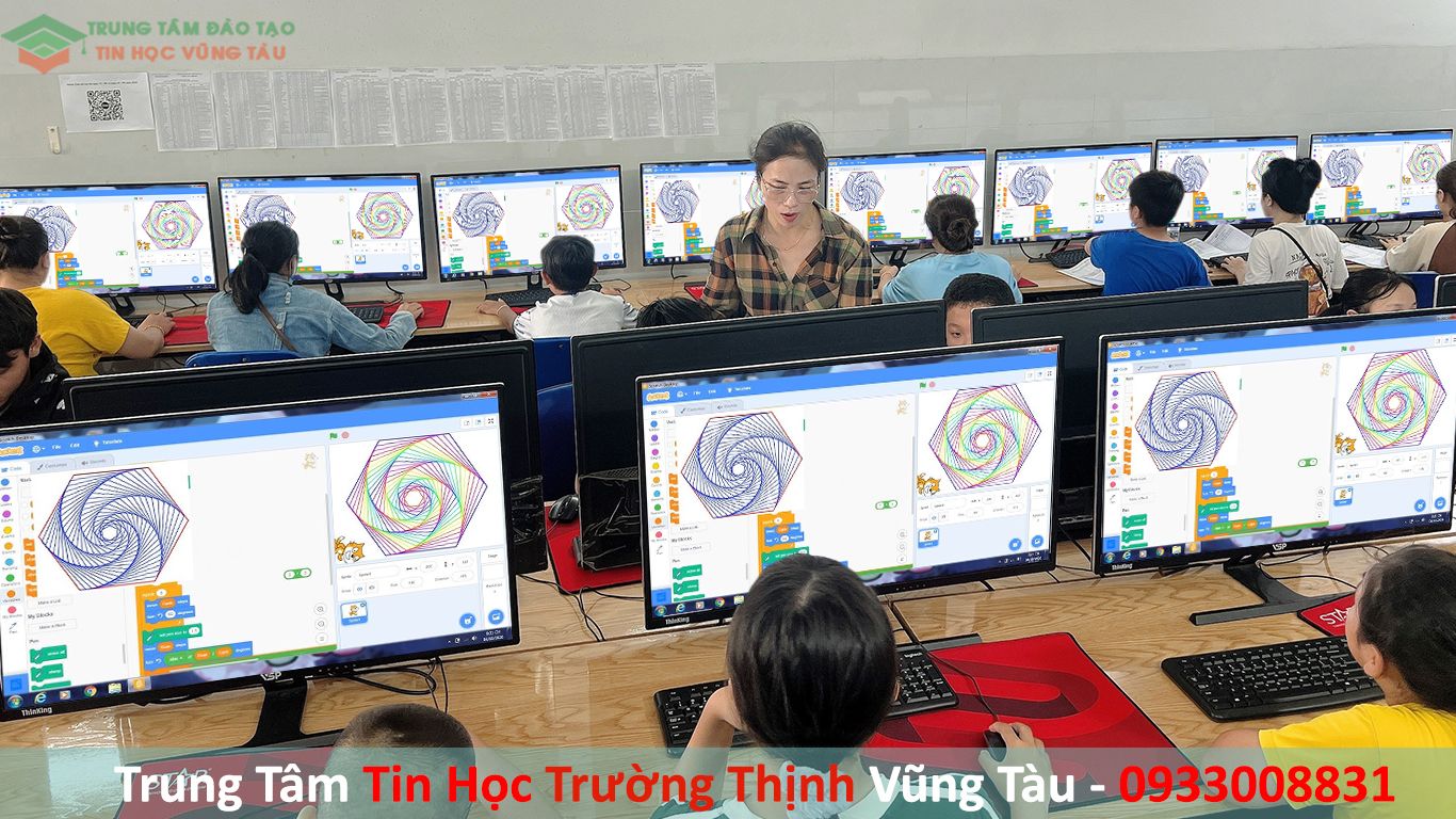 Lập Trình Cho Trẻ Em 4 Trung tâm tin học trường thịnh vũng tàu lớp học lập trình cho trẻ em