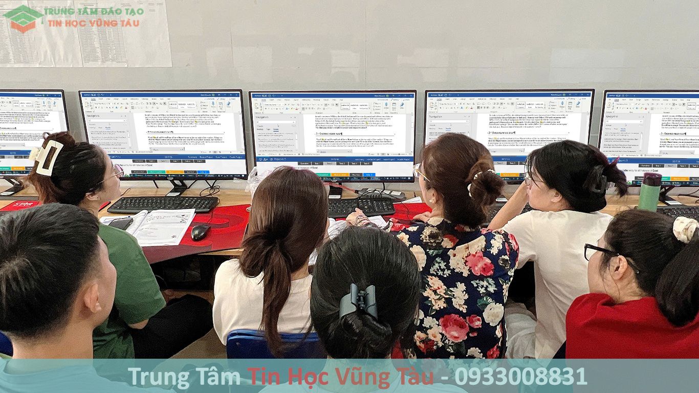 Tin Học Văn Phòng Quốc Tế MOS 7 Học mos word vũng tàu